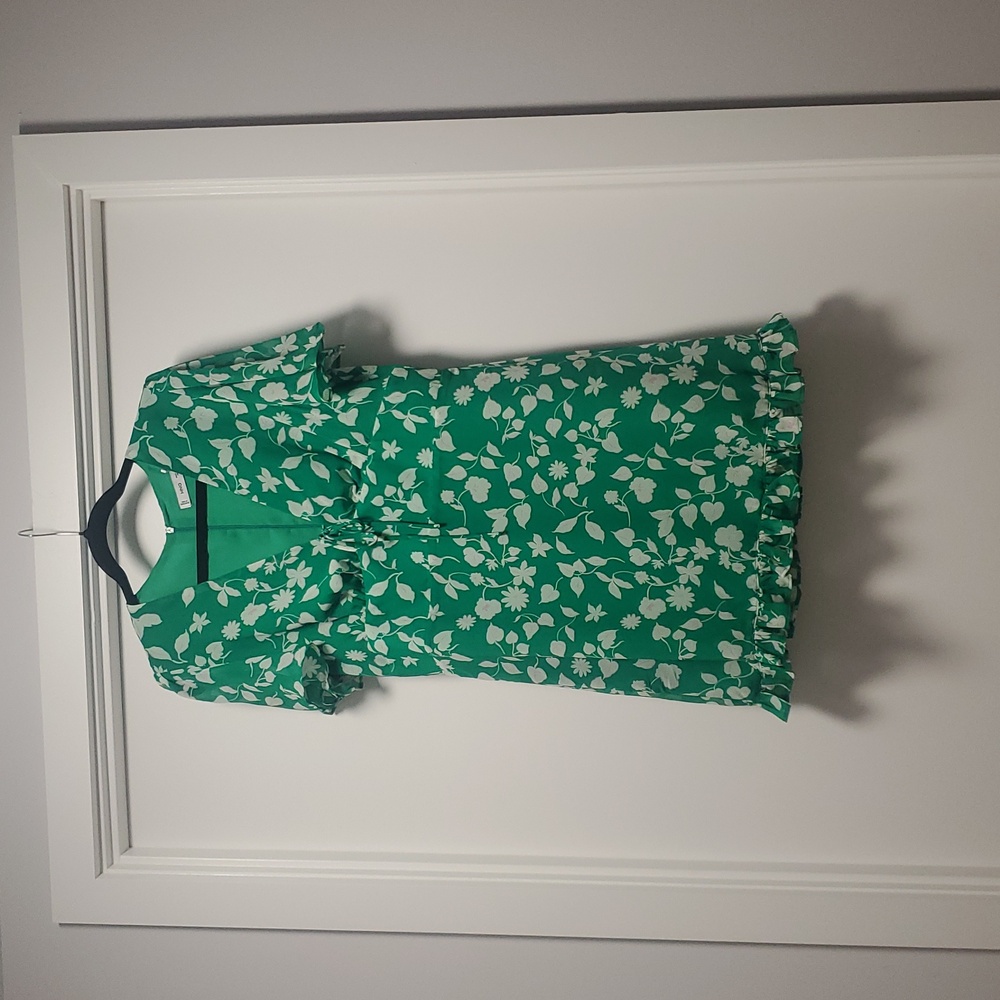 Green Floral Dress